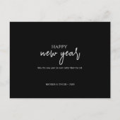 シンプルミニマルな新年 シーズンポストカード (正面)