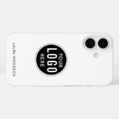 シンプルミニマルのロゴ名 Case-Mate iPhoneケース (裏面 (横))