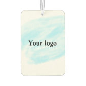 シンプルミニマルエレガントカスタムロゴはこちら会社概要 カーエアーフレッシュナー (裏面)