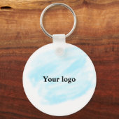 シンプルミニマルエレガントカスタムロゴはこちら会社概要 キーホルダー (正面)