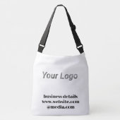 シンプルミニマルエレガントカスタムロゴはこちら会社概要 クロスボディバッグ (正面)