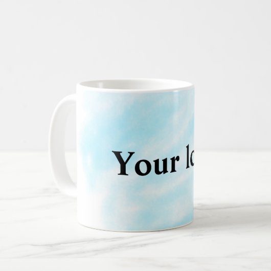 シンプルミニマルエレガントカスタムロゴはこちら会社概要 コーヒーマグカップ (正面左)