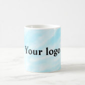 シンプルミニマルエレガントカスタムロゴはこちら会社概要 コーヒーマグカップ (中央)