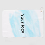 シンプルミニマルエレガントカスタムロゴはこちら会社概要 ゴルフタオル (横)