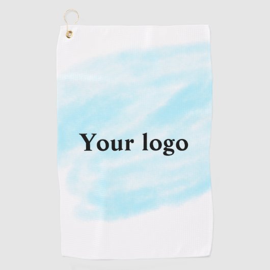 シンプルミニマルエレガントカスタムロゴはこちら会社概要 ゴルフタオル (正面)