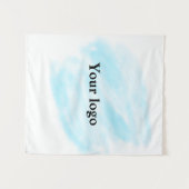 シンプルミニマルエレガントカスタムロゴはこちら会社概要 タペストリー (正面(横))