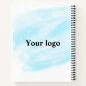 シンプルミニマルエレガントカスタムロゴはこちら会社概要 ノートブック (裏面)