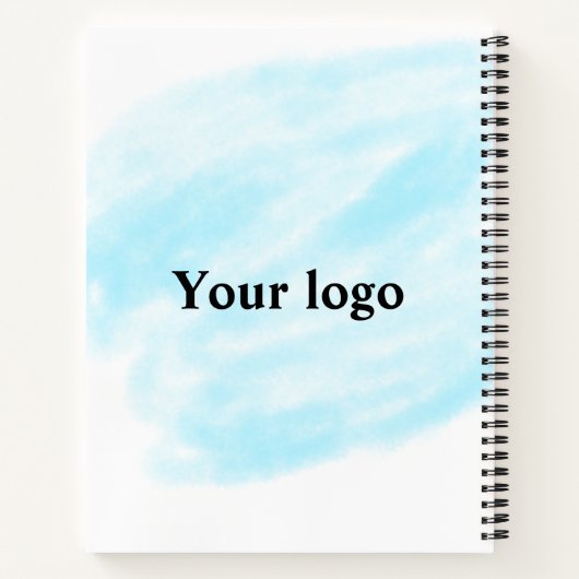 シンプルミニマルエレガントカスタムロゴはこちら会社概要 ノートブック (裏面)