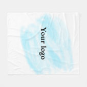 シンプルミニマルエレガントカスタムロゴはこちら会社概要 フリースブランケット (正面(横))