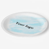 シンプルミニマルエレガントカスタムロゴはこちら会社概要 ペーパープレート (アングル)