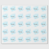 シンプルミニマルエレガントカスタムロゴはこちら会社概要 ラッピングペーパー (フラット)