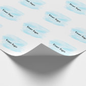 シンプルミニマルエレガントカスタムロゴはこちら会社概要 ラッピングペーパー (角)