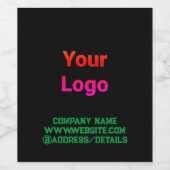 シンプルミニマルエレガントカスタムロゴはこちら会社概要 ワインラベル (シングルラベル)