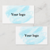 シンプルミニマルエレガントカスタムロゴはこちら会社概要 名刺 (正面/裏面)