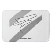 シンプルミニマルエレガントカスタムロゴはこちら会社b バスマット (正面)