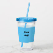 シンプルミニマルエレガントカスタムロゴはこちらcl アクリルタンブラー (裏面)