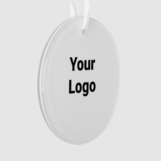 シンプルミニマルエレガントカスタムロゴはこちらcl オーナメント (正面)