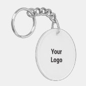 シンプルミニマルエレガントカスタムロゴはこちらcl キーホルダー (正面左)