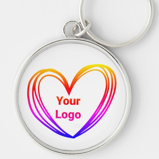 シンプルミニマルエレガントカスタムロゴはこちらcl キーホルダー (正面)