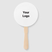 シンプルミニマルエレガントカスタムロゴはこちらcl ハンドファン (正面)