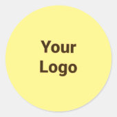 シンプルミニマルエレガントカスタムロゴはこちらcl ラウンドシール (正面)