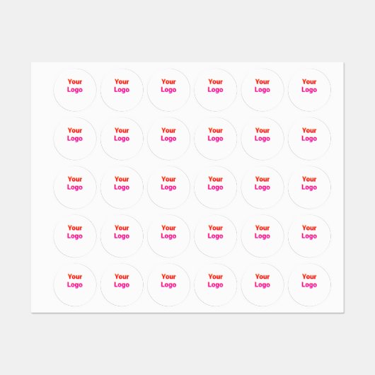 シンプルミニマルエレガントカスタムロゴはこちらcl ラベル (シート)