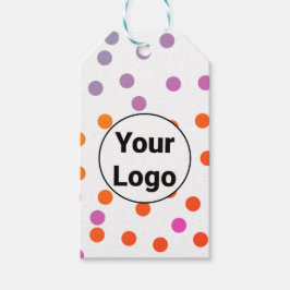 シンプルミニマルエレガントカスタムロゴ ギフトタグ