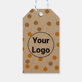 シンプルミニマルエレガントカスタムロゴ ギフトタグ