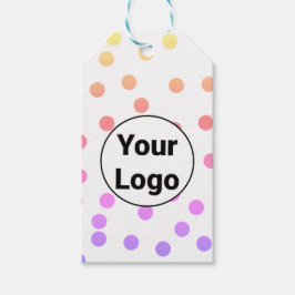 シンプルミニマルエレガントカスタムロゴ ギフトタグ