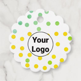 シンプルミニマルエレガントカスタムロゴ フェイバータグ