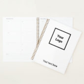 シンプルミニマルエレガントカスタムロゴ プランナー手帳 (ディスプレー)