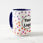 シンプルミニマルエレガントカスタムロゴ マグカップ (正面左)