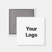 シンプルミニマルエレガントカスタムロゴ マグネット (正面/裏面)
