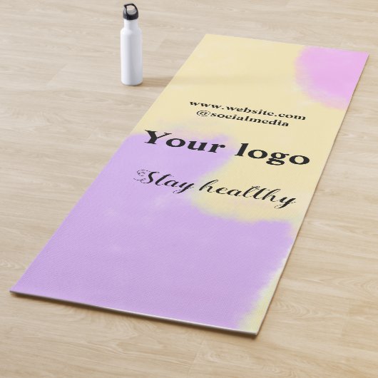 シンプルミニマルエレガントカスタムロゴ ヨガマット (インサイチュ)