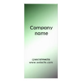 シンプルミニマルエレガントカスタムロゴ ラックカード (裏面)