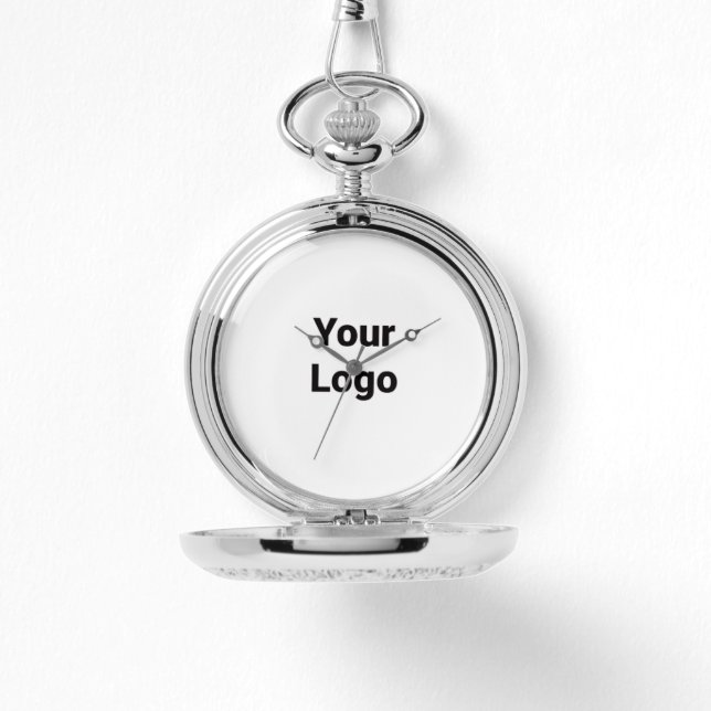 シンプルミニマルエレガントカスタムロゴ 腕時計 (正面)