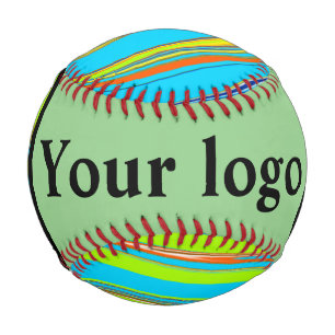 シンプルミニマルエレガントカスタムロゴ 野球ボール