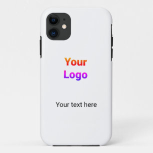 シンプルミニマルエレガントカスタムロゴ iPhone 11 ケース