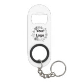 シンプルミニマルエレガントカスタムロゴhere会社g キーホルダー栓抜き (裏面)