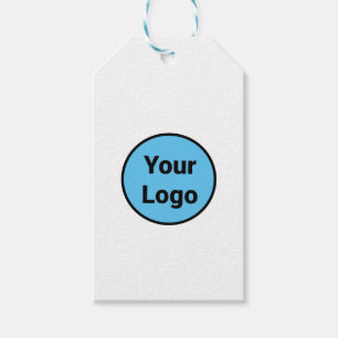 シンプルミニマルエレガントカスタムロゴhere会社g ギフトタグ