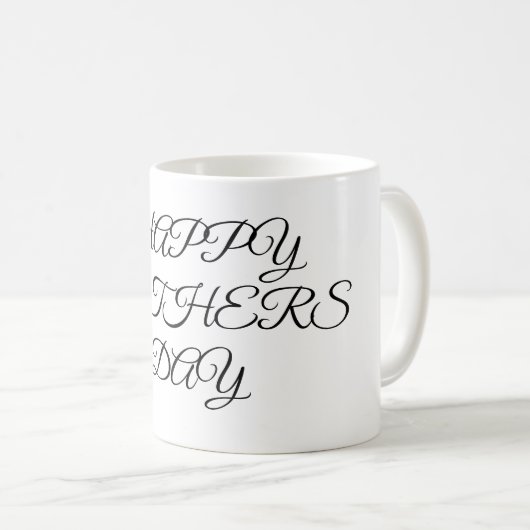 シンプルミニマルエレガントカスタムロゴhere会社g コーヒーマグカップ (正面右)