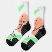 シンプルミニマルエレガントカスタムロゴhere会社g ソックス (左)