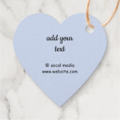 シンプルミニマルエレガントカスタムロゴhere会社g フェイバータグ (裏面)