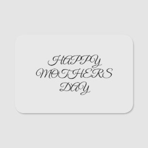 シンプルミニマルエレガントカスタムロゴhere会社g 名札