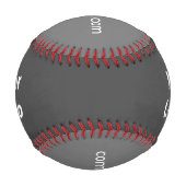 シンプルミニマルエレガントカスタムロゴhere会社g 野球ボール (裏面)