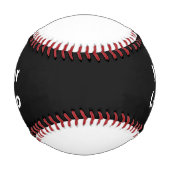 シンプルミニマルエレガントカスタムロゴhere会社g 野球ボール (裏面)