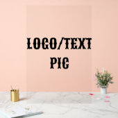 シンプルミニマルエレガントカスタムロゴhere company c アクリルサイン (ウェディング)