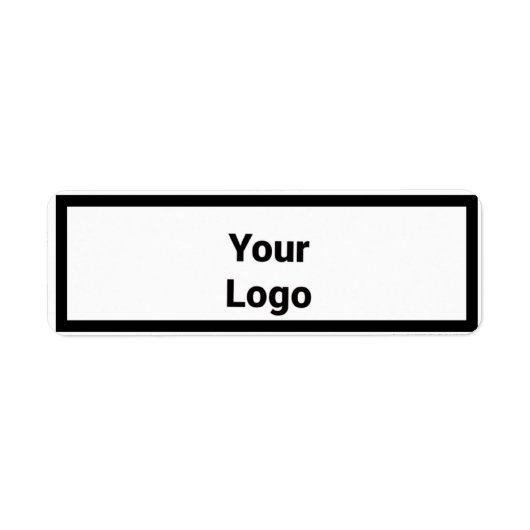 シンプルミニマルエレガントカスタムロゴhere company c ラベル (正面)