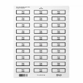 シンプルミニマルエレガントカスタムロゴhere company c ラベル (フルシート)