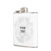 シンプルミニマルエレガントカスタムロゴw社 フラスク (左)